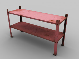 Trolley Cart Lowpoly 3D Model