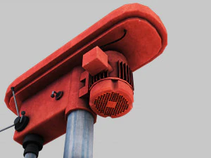 Bench drill lowpoly 3D Model
