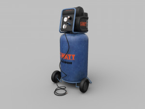 Air compressor Lowpoly 3Dモデル