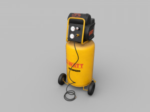 Air compressor Lowpoly 3Dモデル