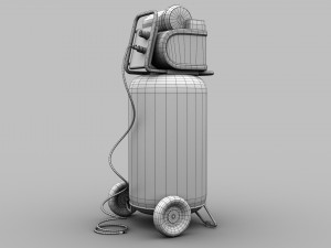 Air compressor Lowpoly 3Dモデル