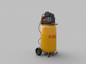 Air compressor Lowpoly 3Dモデル