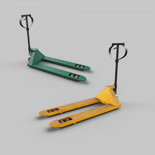 Hand Pallet Lowpoly 3D Model .c4d .max .obj .3ds .fbx .stl .blend 
