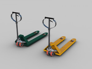 Hand Pallet Lowpoly 3D Model