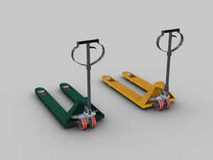 Hand Pallet Lowpoly 3D Model