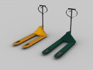 Hand Pallet Lowpoly 3D Model