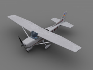 Aircraft Lowpoly 2 3D Model