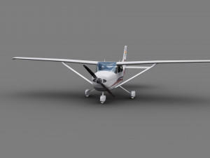 Aircraft Lowpoly 2 3D Model
