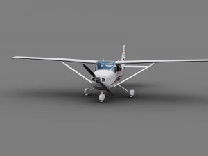 Aircraft Lowpoly 2 3D Model