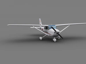 Aircraft Lowpoly 2 3D Model