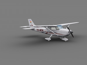 Aircraft Lowpoly 2 3D Model