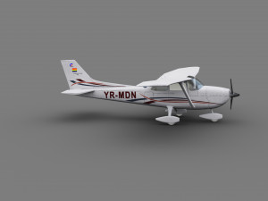 Aircraft Lowpoly 2 3D Model