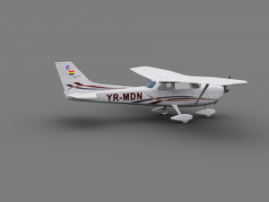 Aircraft Lowpoly 2 3D Model