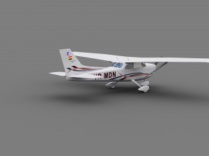 Aircraft Lowpoly 2 3D Model