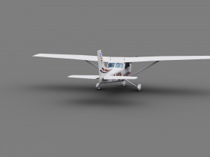 Aircraft Lowpoly 2 3D Model