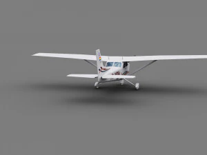 Aircraft Lowpoly 2 3D Model