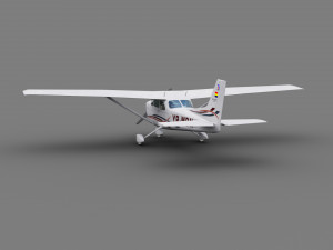 Aircraft Lowpoly 2 3D Model