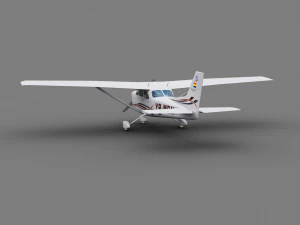 Aircraft Lowpoly 2 3D Model