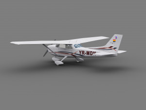 Aircraft Lowpoly 2 3D Model