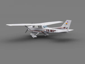 Aircraft Lowpoly 2 3D Model