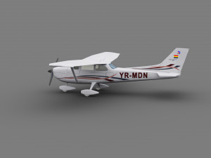 Aircraft Lowpoly 2 3D Model
