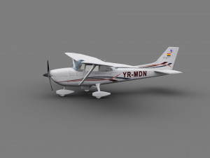 Aircraft Lowpoly 2 3D Model