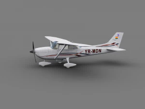 Aircraft Lowpoly 2 3D Model