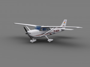 Aircraft Lowpoly 2 3D Model