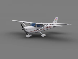 Aircraft Lowpoly 2 3D Model