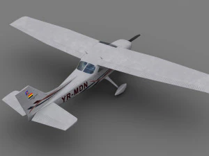 Aircraft Lowpoly 2 3D Model