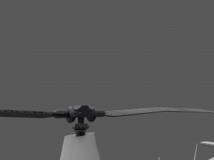Robinson R44 Lowpoly 3D 모델