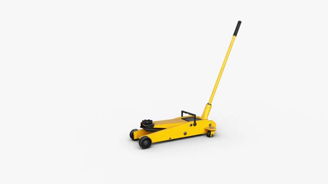 Hydraulic Car Jack 3D Model .c4d .max .obj .3ds .fbx .stl .blend