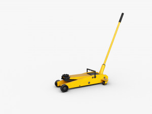 Hydraulic Car Jack 3D Model