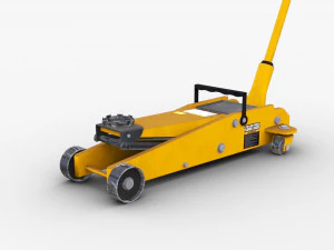 Hydraulic Car Jack 3D Model