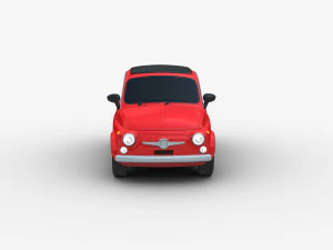 Fiat 500 Cl&aacute;ssico Modelo 3D
