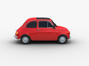 Fiat 500 Classic 3D Модель