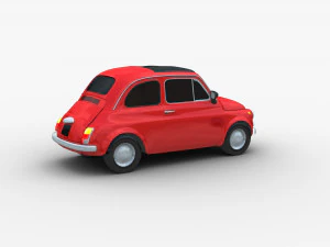 Fiat 500 Cl&aacute;ssico Modelo 3D