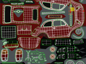Fiat 500 Classic 3D Модель