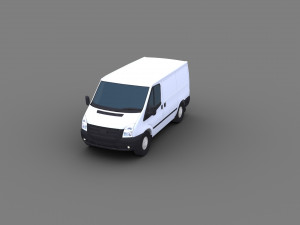 Transit Van Lowpoly 3D Модель