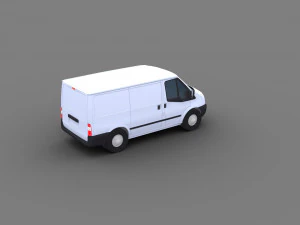 Transit Van Lowpoly 3D Model