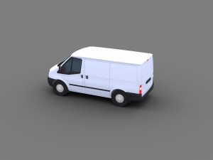 Transit Van Lowpoly 3D Модель