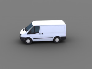 Transit Van Lowpoly 3D Модель