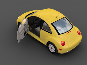 Volkswagen Beetle 2004 3D Model