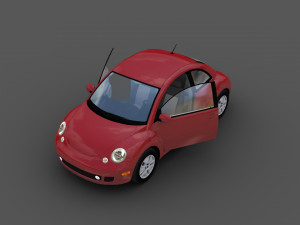 Volkswagen Beetle 2004 3D Model