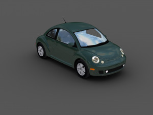 Volkswagen Beetle 2004 3D Model