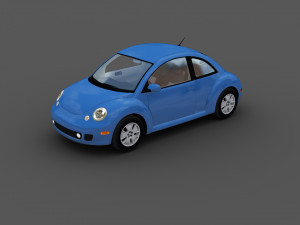 Volkswagen Beetle 2004 3D Model