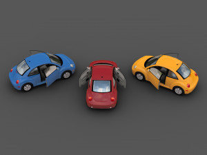Volkswagen Beetle 2004 3D Model