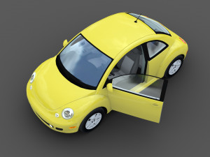 Volkswagen Beetle 2004 3D Model