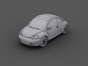 Volkswagen Beetle 2004 3D Model