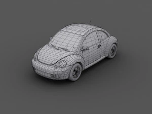 Volkswagen Beetle 2004 3D Model